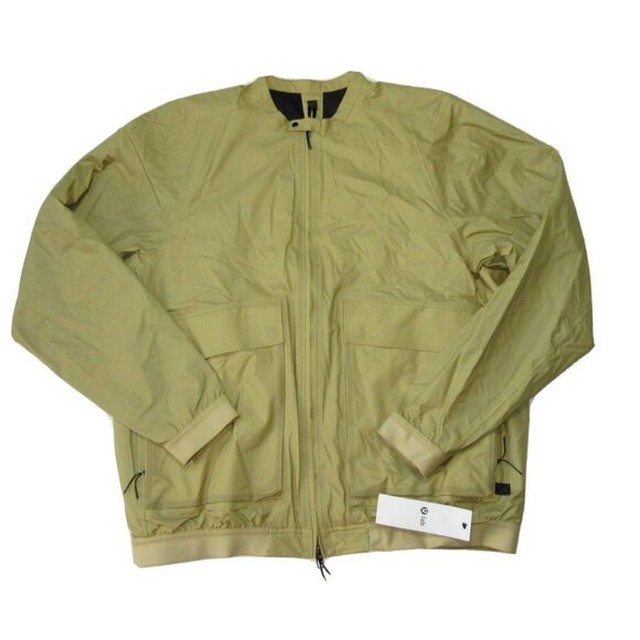 lululemon athletica Other - NWT Lululemon Lab Men's Astha Bomber in Hazy Gold Packable Jacket L